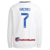 Virallinen Fanipaita Pitkähihainen Real Madrid Eden Hazard 7 Kotipelipaita 2021-22 - Miesten